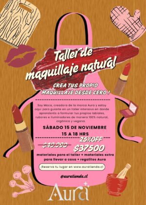 Taller presencial DIY maquillaje natural ✨💖