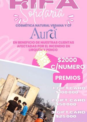 Gift card $100.000 - $50.000- $25.000 • RIFA SOLIDARIA